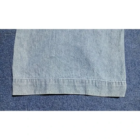 American Eagle Wide Leg  Blue Jeans Button fly  Size 00 - Picture 9 of 13